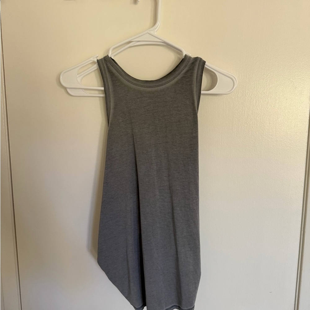 lululemon athletica Gray Tank Top Back Tie